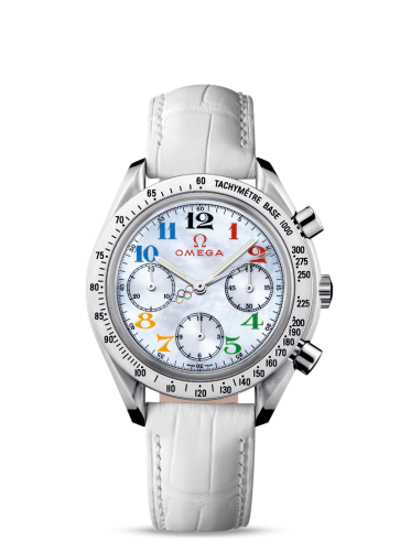 Omega Speedmaster Reduced Stainless Steel / MOP / Olympic Collection